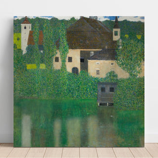 Château sur l'eau - Gustav Klimt | Reproduction Tableau Décoration murale affiche copie
