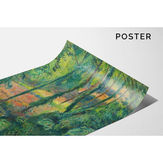 Chemin Creux dans une Pente Boisée - Paul Gauguin | Reproduction Tableau Décoration murale affiche copie