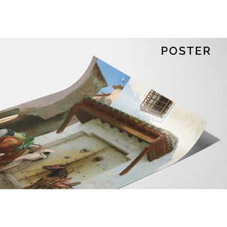 Chevaux Tenus par un Esclave La Halte - Jean-Léon Gérôme | Reproduction Tableau Décoration murale affiche copie