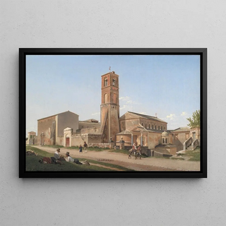 Christoffer Wilhelm Eckersberg - SantAgnese fuori le mura Rome.webp