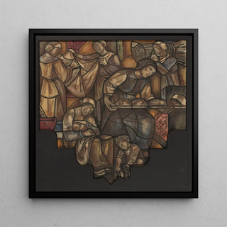 Conception pour une fenêtre dans l'Hôtel de Ville d'Amsterdam - Richard Nicolas Roland Holst