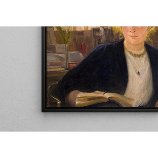 Dans l'atelier d'Ahola Mlle Selin - Venny Soldan-Brofeldt | Reproduction Tableau Décoration murale affiche copie