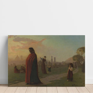 Dante Il a vu l'Enfer - Jean-Leon Gérôme | Reproduction Tableau Décoration murale affiche copie