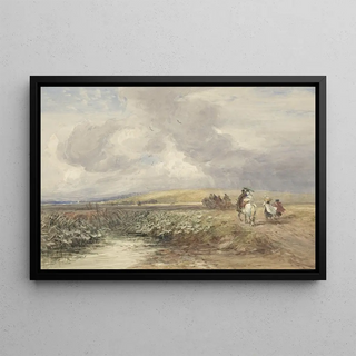 David Cox - Landschap met reizigers.webp