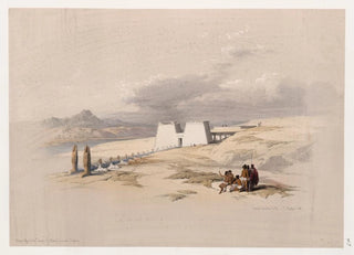 David Roberts - Approach to the Temple of Wady Sabua Wadi alSabua Nubia.webp