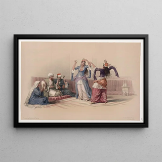 David Roberts - Dancing girls at Cairo.webp