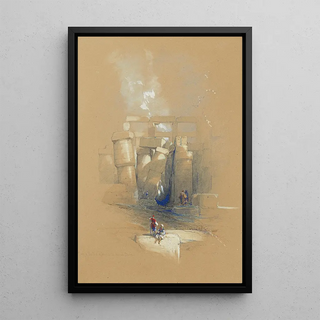 David Roberts - Part of the hall of columns at Karnak Thebes Egypt.webp