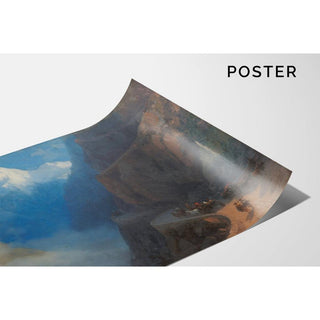 De Mleta à Gudauri - Ivan Konstantinovich Aivazovsky | Reproduction Tableau Décoration murale affiche copie