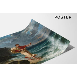 Démosthène au bord de la mer - Eugène Delacroix | Reproduction Tableau Décoration murale affiche copie