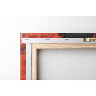 Des têtes sombres sur fond rouge - Christian Rohlfs | Reproduction Tableau Décoration murale affiche copie