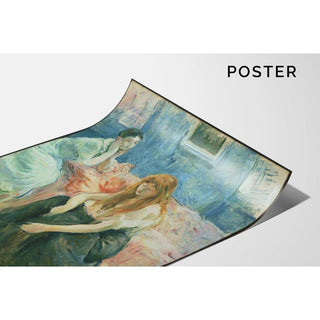 Deux filles - Berthe Morisot | Reproduction Tableau Décoration murale affiche copie