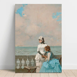 Dis-moi tout - Vittorio Matteo Corcos | Reproduction Tableau Décoration murale affiche copie