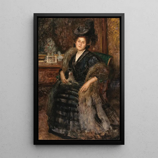 Eduard Veith - Portrait of His Wife Berta.webp