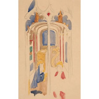 Edwin Austin Abbey - Study of the Annunciation.webp