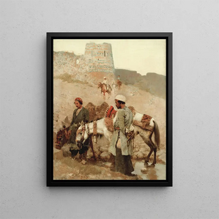 Edwin Lord Weeks - Traveling In Persia.webp