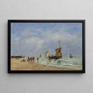 Eugne Boudin - Berck Lappareillage des barques.webp