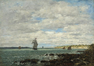 Eugne Boudin - Coast of Brittany.webp