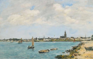 Eugne Boudin - Le Croisic Vue Generale Prise De Pempron.webp