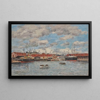 Eugne Boudin - Le Havre le bassin des docks.webp