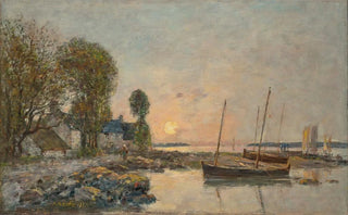 Eugne Boudin - Plougastel Le passage du bac.webp
