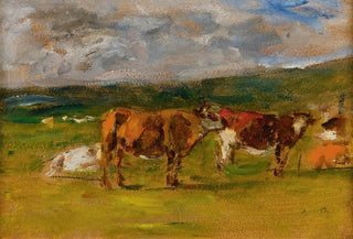 Eugne Boudin - Vaches Au Pturage tude.webp
