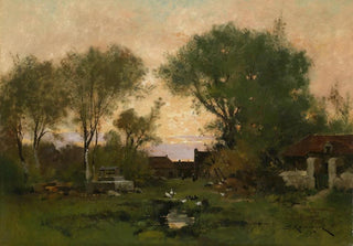 Eugne GalienLaloue - Abendstimmung.webp