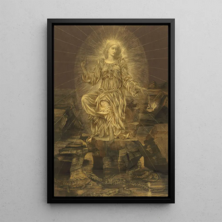 Evelyn De Morgan - The light shineth in the darkness and the darkness comprehended it not.webp