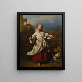 Ferdinand Georg Waldmller - The Flower Seller.webp