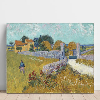 Ferme en Provence - Vincent van Gogh | Reproduction Tableau Décoration murale affiche copie