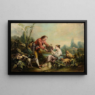 Follower Of Franois Boucher - The Obliging Shepherd.webp