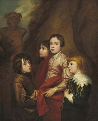 Follower of Anthony van Dyck - Group of Four Boys.webp