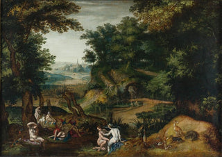 Follower of Joachim Anthonisz Wtewael - Diana And Callisto.webp