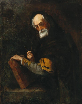 Follower of Jusepe de Ribera - A Philosopher.webp