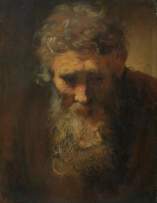 Follower of Rembrandt van Rijn - Study of an Old Man.webp
