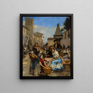 Francesc Miralles i Galaup - At the Market.webp