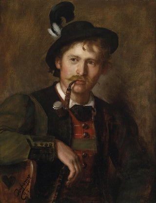 Franz von Defregger - Portrait eines jungen Tirolers.webp
