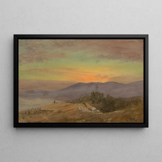 Frederic Edwin Church - Hudson Valley sunset.webp