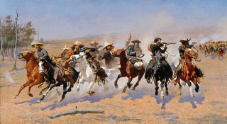 Frederic Remington - A Dash for the Timber.webp