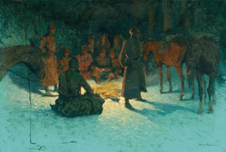 Frederic Remington - A Halt In The Wilderness.webp