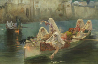 Frederick Arthur Bridgman - Return from the festival Algiers.webp