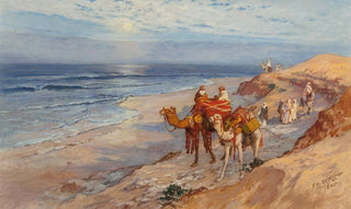 Frederick Arthur Bridgman - Sur la cte de Tanger lAtlantique.webp