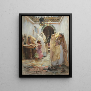 Frederick Arthur Bridgman - Women at the Fountain.webp