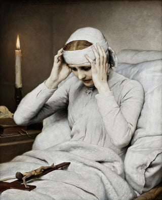 Gabriel von Max - The Ecstatic Virgin Anna Katharina Emmerich.webp