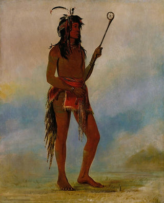 George Catlin - AhNJeNahge He Who Stands On Both Sides a Distinguished Ball Player.webp