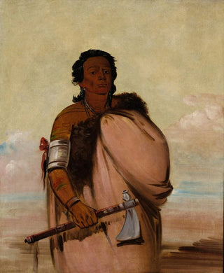 George Catlin - AhShoCole Rotten Foot a Noted Warrior.webp