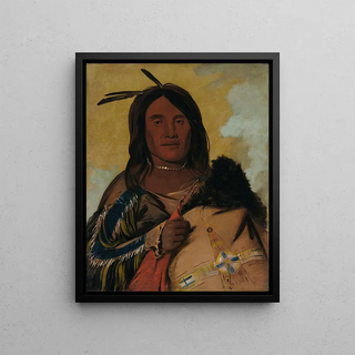 George Catlin - KaPsKaDa Shell Man An Oglala Brave.webp
