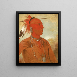 George Catlin - Lawhhecootslashwno Brave Chief a Skidi Wolf Pawnee.webp