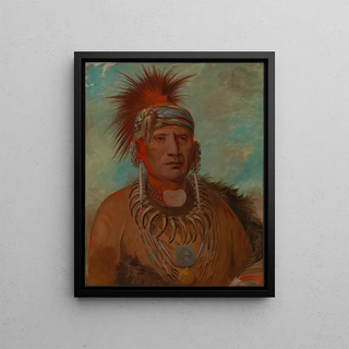 George Catlin - NeuMonYa Walking Rain War Chief.webp