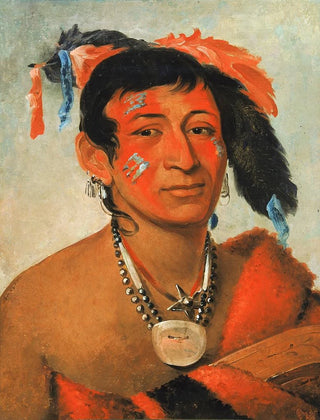 George Catlin - ShaWNo The South a Noted Warrior.webp