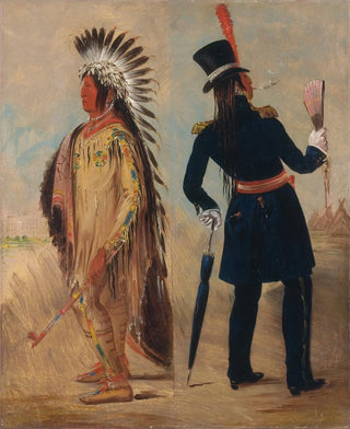 George Catlin - WiJnJon Pigeons Egg Head The Light Going To And Returning From Washington.webp